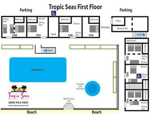 Tropic Seas First Floor