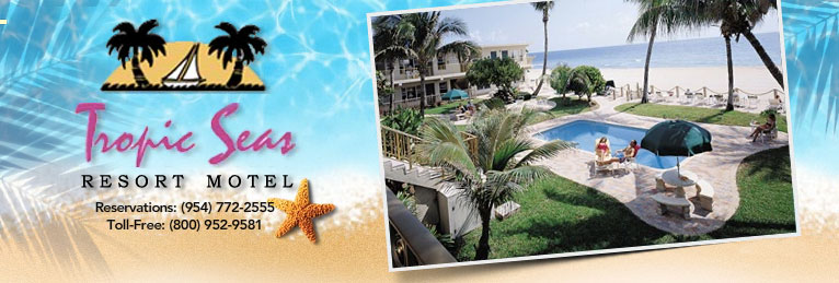 Tropic Seas Resort Ft Lauderdale hotel motel logo header