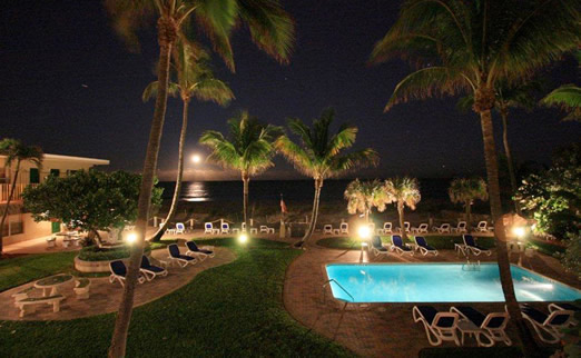 Tropic Seas Resort at Night