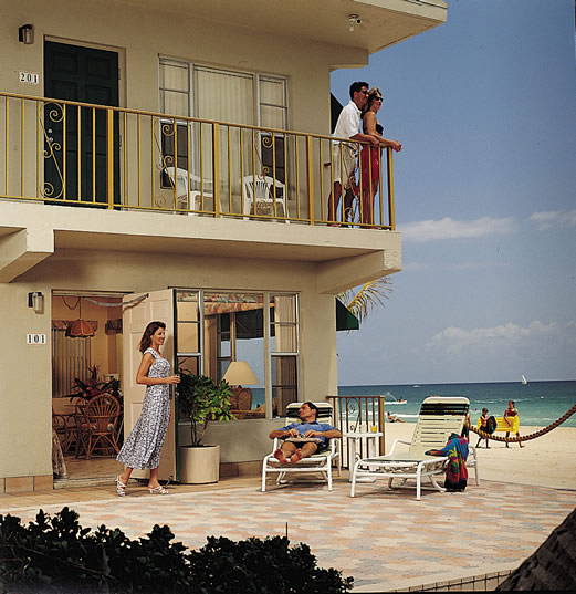 Tropic Seas Resort Ft Lauderdale hotel motel porch beach